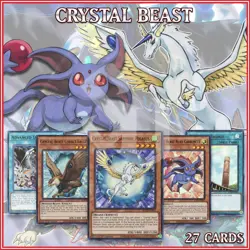 CRYSTAL BEAST ULTRA DECK 27 | Sapphire Pegasus Cobalt Eagle Tortoise YuGiOh🔥 - Image 2