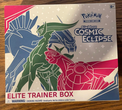 POKEMON SUN AND MOON COSMIC ECLIPSE ELITE TRAINER BOX SEALED - SUPER CLEAN WRAP - Image 1