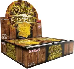 YUGIOH QUARTER CENTURY STAMPEDE BOOSTER BOX - Image 1