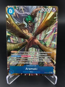 Aramaki (Alternate Art) OP06-043 Super Rare Wings of the Captain One Piece NM - Image 1