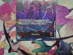 One Piece TCG Shanks OP09-001 Leader Alt Art One Piece 2nd Anniversary English - Image 5