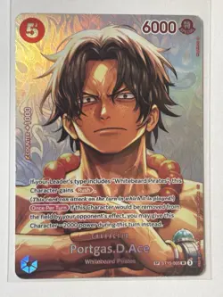 Portgas D Ace SP ST15-005 One Piece OP-16 TIME OF BATTLE English Fast Shipping - Image 1