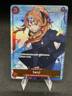 One Piece Sanji Parallel Alt Art OP10-005 SR Royal Blood Foil English - Image 1