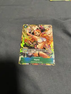 Bandai One Piece CCG Nami OP14-031 Two Legends Special Alt Art Foil - Image 1