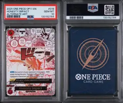 Honesty Impact Event Manga Alt Art PSA 10 - One Piece OP11-018 Divine English - Image 3