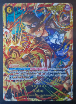 ✨Carte One Piece- Carte Secrete - SABO - OP13-120 SEC - FR- Mint - Image 1