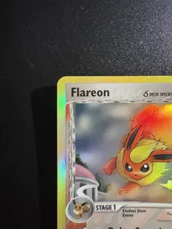 Flareon (Delta Species) 5/113 Pokemon 2005 Delta Species Holo Rare MP (DMG) - Image 5