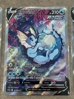 Pokemon TCG Alt Art SWSH Promo Set Flareon 179, Vaporeon 181, And Jolteon 183. - Image 3