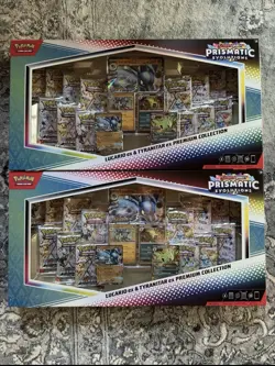 Pokemon Lucario Ex Tyranitar Ex Premium Collection Prismatic Evolution Lot of 2 - Image 1