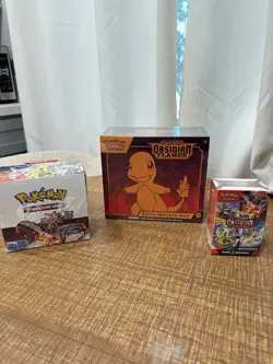 Pokemon TCG Obsidian Flames+Twilight Masquerade+Temporal Forces+Paradox Rift Lot - Image 1