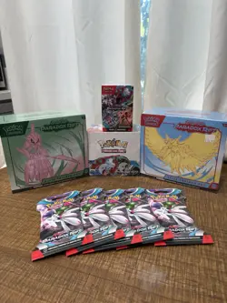 Pokemon TCG Obsidian Flames+Twilight Masquerade+Temporal Forces+Paradox Rift Lot - Image 2