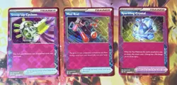 Pokemon Prismatic ACE Spec Lot - Scoop Up Cyclone, Max Rod, & Sparkling Crystal - Image 1
