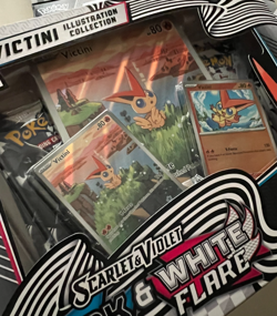 Pokemon TCG Scarlet & Violet Unova Victini Illustration Collection - Sealed - Image 5