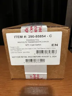 Shrouded Fable Pokemon Center Elite Trainer Box (PC ETB) Case Factory Sealed - Image 2