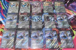 129 Pokemon Card Lot - ALL Double Rare EX Cards - ALL Pack Fresh NM/MT - Image 4