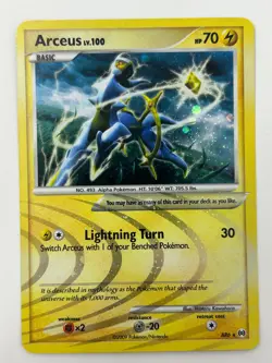 Arceus AR6 Holo Rare - 2009 Platinum Arceus Set - Lightning Turn - NM - Pokemon - Image 1