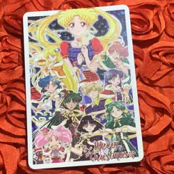 Chibiusa CHIBI MOON SPECIAL WAIFU GIRL Holo Merry Christmas Anime Card - Image 4