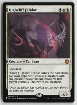 Highcliff Felidar Lightly Played 001/064 The List Reprints MTG - Image 1