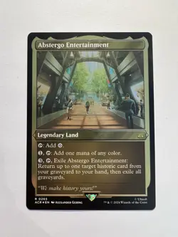 Abstergo Entertainment - ETCHED FOIL - MTG ACR Assassin's Creed - NM - Image 1