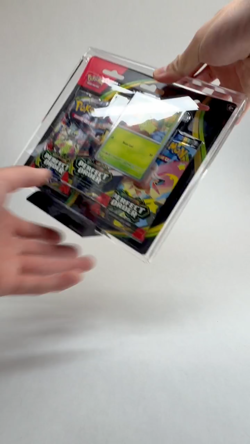 Pokemon 3-Pack Blister Acrylic Case Protection Display Sealed - Image 2