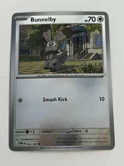 Bunnelby 064/088 • Reverse Holo • Pokemon TCG • Perfect Order • NM - Image 1