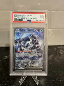 POKEMON Paldea Evolved Chien-Pao EX Special Illustration Rare 261/193 PSA9 - Image 1
