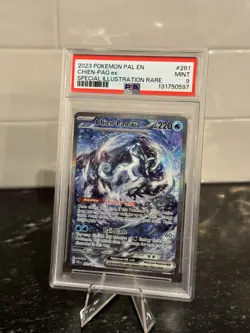 POKEMON Paldea Evolved Chien-Pao EX Special Illustration Rare 261/193 PSA9 - Image 4