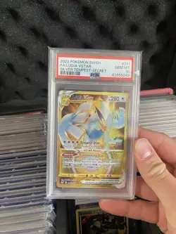 Lugia VSTAR Full Art Secret Rare Gold #211/195 PSA 10 Pokemon - Image 1