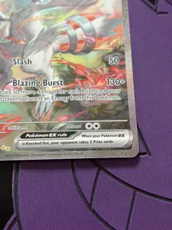 Pokemon Reshiram ex 166/086 White Flare Full Art Holo Double Rare English - Image 5