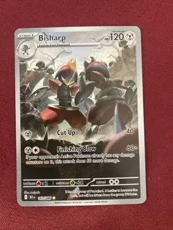 Pokemon TCG - Bisharp - 143/086 - Illustration Rare - SV: Black Bolt - Image 1