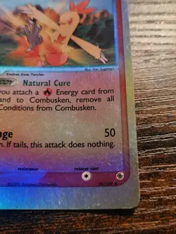Pokemon Combusken 28/109 Ruby and Sapphire Reverse Holo LP MP - Image 2