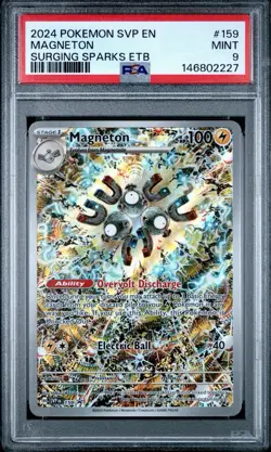 Pokemon Surging Sparks Magneton SVP-EN 159 PSA 9 MINT - Image 1