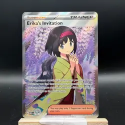Pokemon TCG Erika's Invitation Ultra Rare SV: Scarlet & Violet 151 196/165 2023 - Image 1