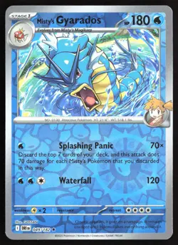 Pokemon TCG - Misty's Gyarados Reverse Holo SV10: Destined Rivals 049/182 NM - Image 1