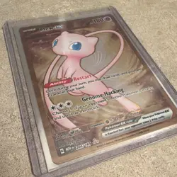 Pokemon TCG Mew ex 205/165 SV 151 Hyper Rare Full Art Holo (metal card) - Image 4
