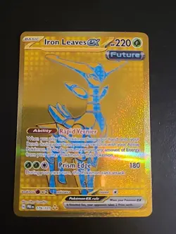 Iron Leaves ex - 176/131 - Pokemon Prismatic Evolutions Hyper Rare NM - Image 1