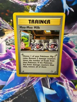 MOO-MOO MILK 101/111 NEO GENESIS Unlimited Common Pokemon - Image 1