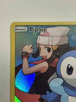 Pokemon TCG Piplup 239/236 Cosmic Eclipse Secret Rare Full Art Holo EN 2019 - Image 4