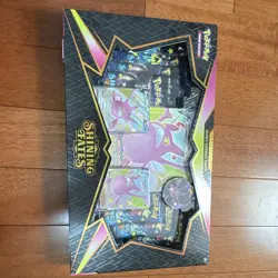 Pokemon TCG Shining Fates Crobat VMAX Premium Collection Box Promo - Image 1