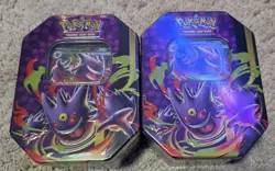 2 Pokemon TCG Mega Moonlit Tin Mega Gengar ex - Factory Sealed - Image 1