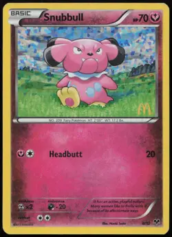 Snubbull 008/012 HP McDonald's Promos 2014 Promo Holo Pokemon - Image 1