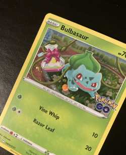 Bulbasaur SWSH231 Pokemon Go Sword & Shield Black Star Promo Cosmos Holo NM - Image 3