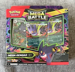 Pokemon TCG Mega Battle Deck Mega Gengar Ex - Haunter SIR Promo Card 027 SEALED - Image 1