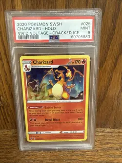 2020 Pokemon SWSH Vivid Voltage Charizard Promos Holo #025/185 🔥 PSA 9 🔥 - Image 3