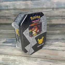 Pokemon TCG 25th Anniversary Tin Lance's Charizard V New Sealed Celebrations 820650809880 - Image 1