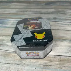 Pokemon TCG 25th Anniversary Tin Lance's Charizard V New Sealed Celebrations 820650809880 - Image 5