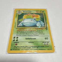 Pokemon TCG Venusaur Holo Rare 18/130 Base Set 2 1999 WOTC English - Image 1