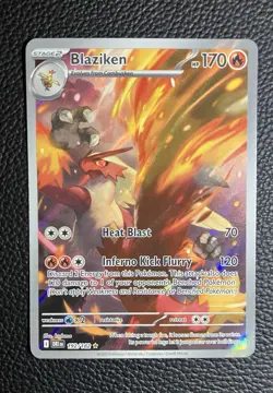 Pokemon TCG Blaziken 192/182 Destined Rivals - Image 1