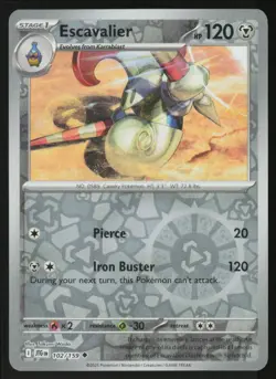 Escavalier 102/159 Uncommon Journey Together Pokemon Reverse Holo Near Mint - Image 1