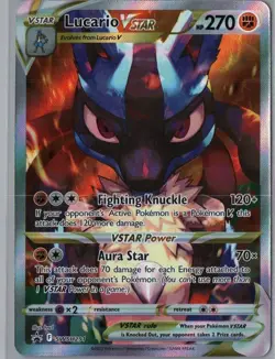 Lucario VSTAR SWSH291 Holo Promo Sword & Shield Promo Pokemon Near Mint - Image 1